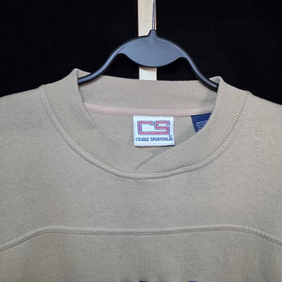 Vintage 90s University Michigan Wolverines Sweatshirt Crable Sport L - Picture 3 of 8